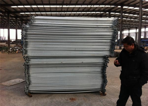 Portable Temporary Fence Panels , Temporary Wire Fence High Strength