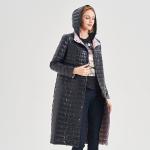 FODARLLOY 2022 autumn and winter puffer coat short hooded women's plus size
