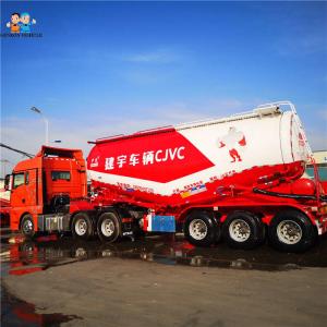 Wholesale Genron Vehicle Bulk Cement Tanker Semi Trailer With HOWO Tractor from china suppliers