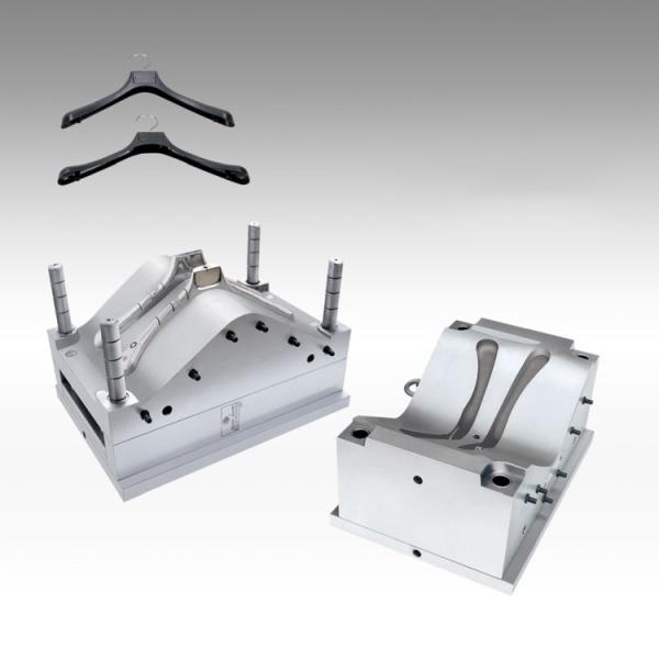 Hot Runner Precise Plastic Hanger Mould Durable Clothes Hanger Molding