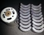 Y30 Grade Ferite Arc Magnets For Motors Ferite Ceramic Motor Arc Magnets