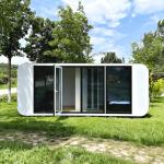Portable Apple Cabin Pod House 40ft Cabin Prefabricated Cabin House Security
