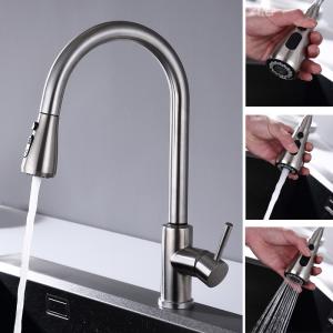 Wholesale OEM ODM Pull Down SS304 Touch Sensitive Kitchen Faucet from china suppliers