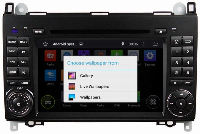 Ouchuangbo HD Car Radio DVD Touch Screen for Mercedes Benz Viano Vito Android 4.4 Multimedia Video Player OCB-7002D