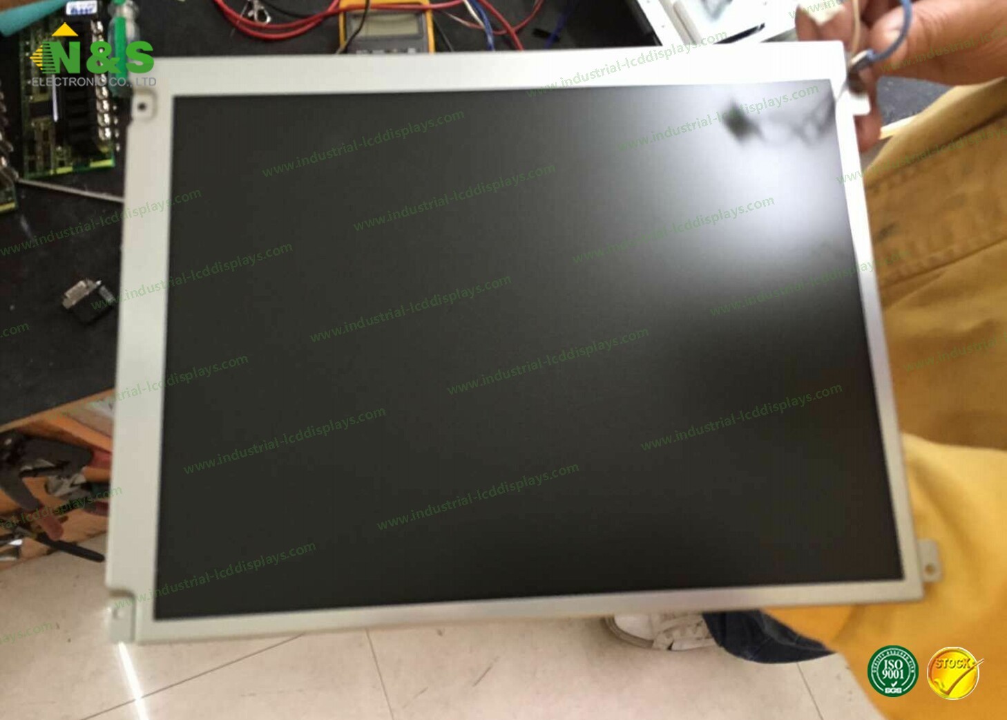 Commercial Sharp LCD Replacement Screen LQ084V1DG21 , 8.4 Inch Industrial LCD Panel Connector Interface