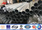 16m 1800 Dan Galvanized Steel Tubular Pole For Distribution Line Project