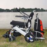 Lithium Ion 36km ISO13485 Collapsible Electric Wheelchair