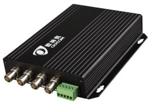 Wholesale 4 Port BNC Video RS485 Data Digital Optical Converter 720P Rack Mounted DC5V from china suppliers