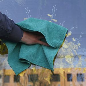 Rectangular Chemical Resistant Microfiber Window Cleaning Cloths Durable And