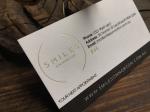 Gold Foil Square Business Cards Black And White Name Card Offset Printing