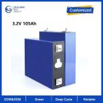 OEM ODM LiFePO4 Lithium Battery 3.2V 105AH LiFePO4 Prismatic Battery For Solar