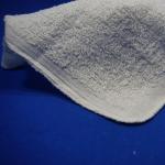 White coton disposable airline hot towel