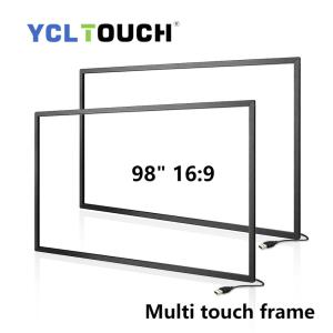Wholesale 98 Inch 20 Point Multi Infrared Touch Frame Overlay Aluminium Alloy YCLTOUCH from china suppliers