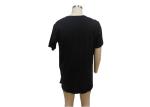 Rubber Stripe Printed Mens Zip Up Polo Shirts , Men'S Polo Shirts With Chest