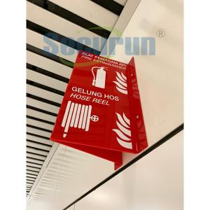 Wholesale Red Acrylic Photoluminescent Signage Safety Fire Extinguisher oem from china suppliers