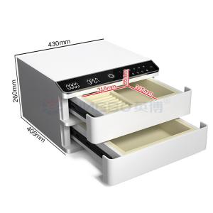 Wholesale Auto Open Double Layers Secure Jewelry Box 34kg With Dual Alarm from china suppliers
