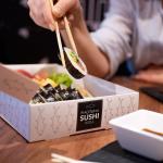 Cardboard Paper Sushi Takeaway Boxes