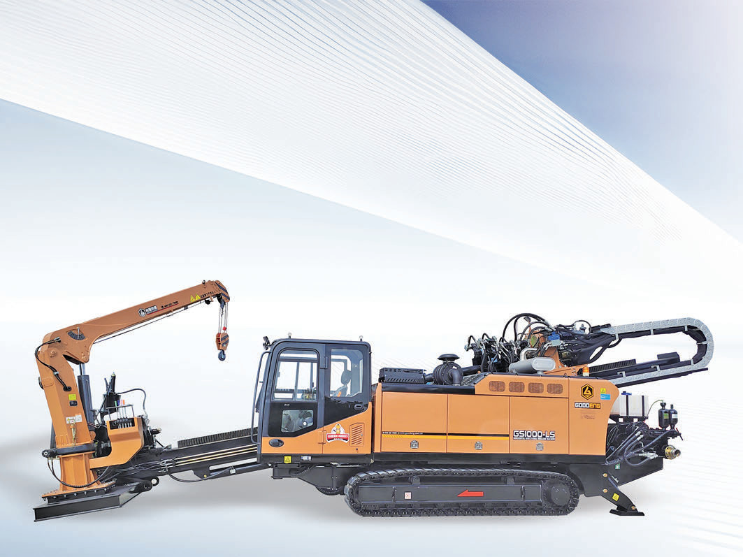 GS1000-LS horizontal directional drilling machine, 100ton horizontal directional drilling machine, 100ton hdd machine, 100ton hdd rig, goodeng hdd