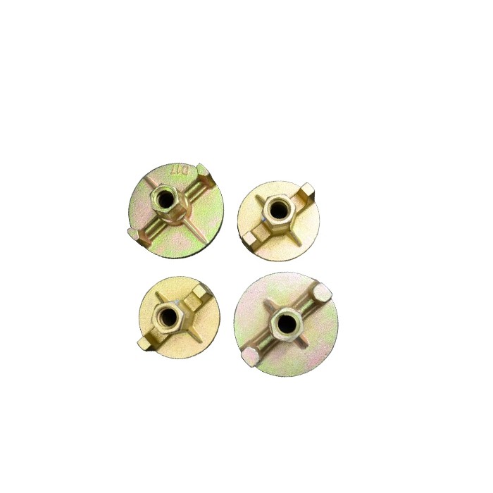 D12/D15/D17/D20 Q235/Q345 Formwork Tie Nut With Galvanized Wings Nut Compatibility