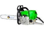 Forest Wood Cutting 2 Stroke Chainsaw 58cc 2.4KW Anti Slip Cordless