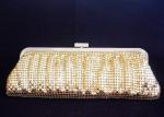 Beautiful decorative Metallic Mesh Fabric various colors for Party Bags /