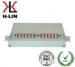 1U Metal Ftth Telecommunication Fiber Optic Distribution Box Frame Easy