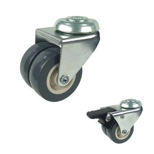 Wholesale PVC Casters Flowerpot 50mm Swivel Light Duty Castors Wheels 360 Rotating from china suppliers