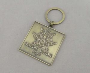 Wholesale Nordic Kandie Promotional Keychain By Zinc Alloy With Antique Gold Plating from china suppliers