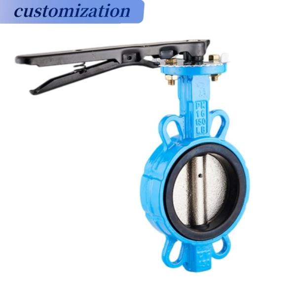 Industrial DN50 pn16 DI Manual Stainless Steel Butterfly Valves Complete