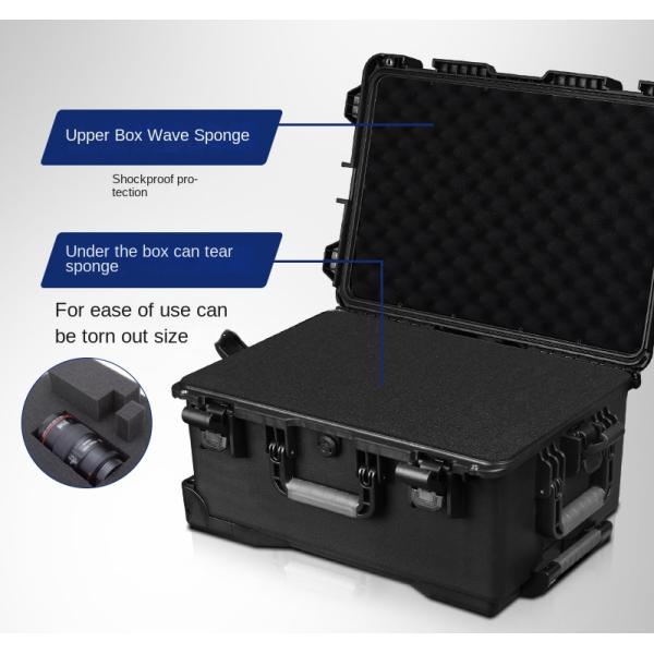 Custom IP67 Waterproof Photography Trolley Box EM-5236