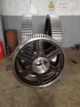 30Mode Integral 100TPD Pinion Gear Shaft And Ball Mill Pinion Gear Factory