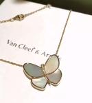 China Factory Make Van Cleef & Arpels Butterfly Necklace18K Yellow Gold Necklace