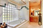 Architectural Cloudy Solid 50mm 8x8x4 Clear Glass Wall Brick