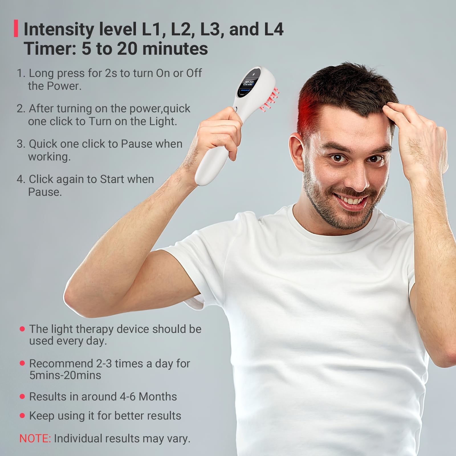 Pain Relief 808nm 650nm Cold Laser Therapy Device Red Light Therapy
