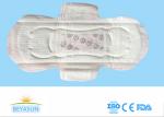 Negative Ion Disposable Ladies Sanitary Napkins High Abosorption Winged Shape