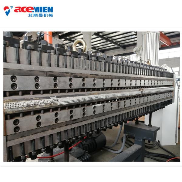 Durable Plastic Construction Formwork Machine Hollow Building PP Sheet Extrusion Equipment