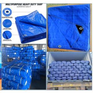 Wholesale Multi Purpose PE Tarpaulin Heavy Duty Plastic Tarpaulin Blue PE Tarp from china suppliers