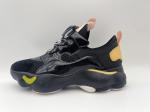 Black Ladies High Top Basketball Shoes Slip Resistant ODM / OEM