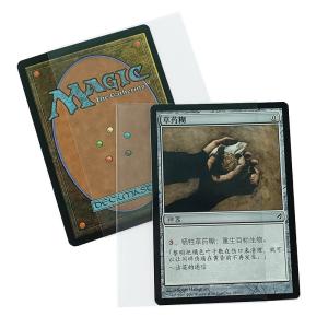 Wholesale Transparent Playing Card Protector Sleeves 64x89mm Side Loading Plastic Card Sleeves from china suppliers