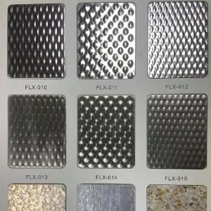 Wholesale AISI304 Stainless Steel Sheet Embossed Finishing For Decoration SS Sheet 0.5 - 2.0mm from china suppliers