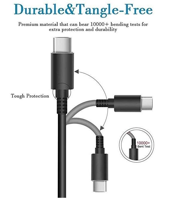 PVC Jacket 18W 36W 12V Adapter Wall-Mounted Usb-C 9V 3A 5V 3A Power Supply Laptop Type c Charger