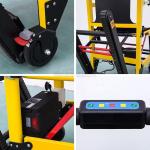 Hospital Black IV Battery Powered Stair Evacuation Chair with 350 lbs Weight