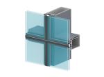 6000 Series T3-T8 Aluminium Curtain Wall Profile Durable High Strength