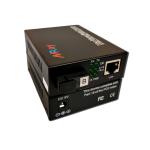 Single Fiber Media Converter , 100Base Tx Fx Media Converter 60km 512KB Cache