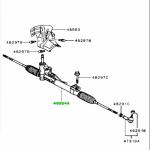 4410A005 Steering Rack Gearbox Mitsubishi Outlander 4410A247 4410A003 4410A259