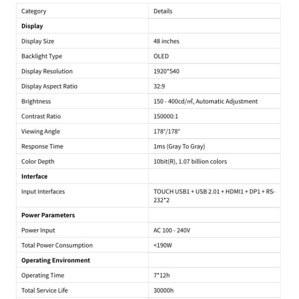 OLED display transparency demonstration