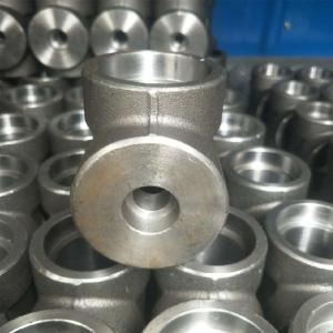 Wholesale SS304L SS316L Stainless Steel Socket Pipe Fittings Tee 3000LB 6000LB from china suppliers