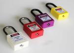 38 Mm Shackle Safety Lockout Padlocks , ABS Material Safety Padlock