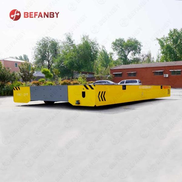 20t Motorized Painting Line Trackless Transfer Cart Four Wheels Steerable
