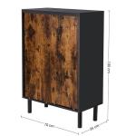 Wooden Shoe Cabinet for Entryway, Modern Storage Cabinet for Shoes, Shoe Cabinet